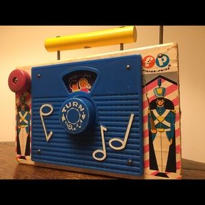 Fisher Price Vintage 1960’s Jack Jill TV Radio Toy